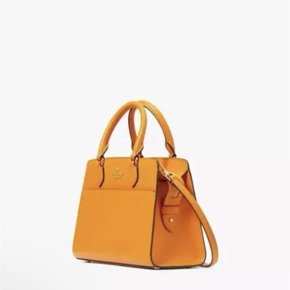♠️ Kate Spade New York Madison Small Satchel Handbag Crossbody, Turmeric Root - Picture 3 of 5